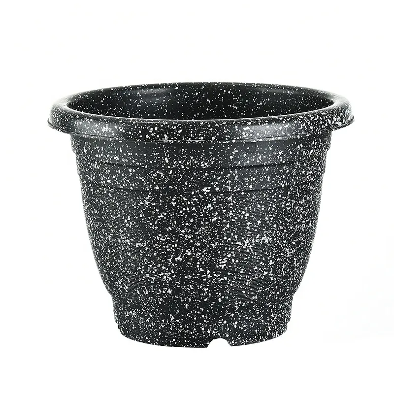 garden supplies bulk cheap sale Bell Shaped PP Flower Planter  Round Plastic Flower Pot for Gardening