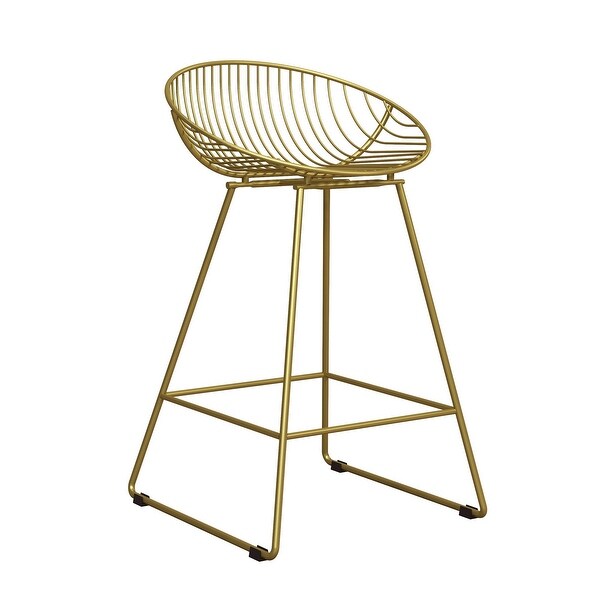 Ellis Wire Counter Stool， White