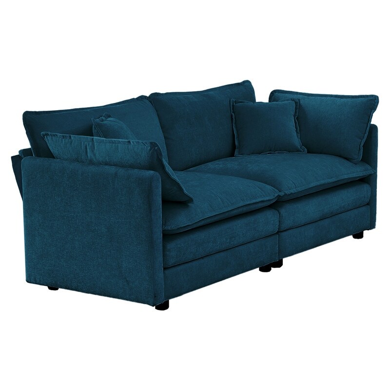 2 Piece Set Chenille 3 Seater Sofa + Loveseat Sofa Sets