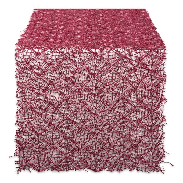 Design Imports Sequin Mesh Roll Table Runner (0.25 inches high x 16 inches wide x 120 inches deep)