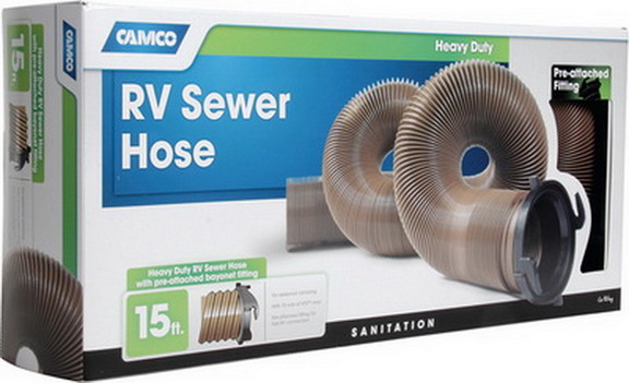 Camco 39691 Heavy Duty RV Sewer Hose With Pre Atta...