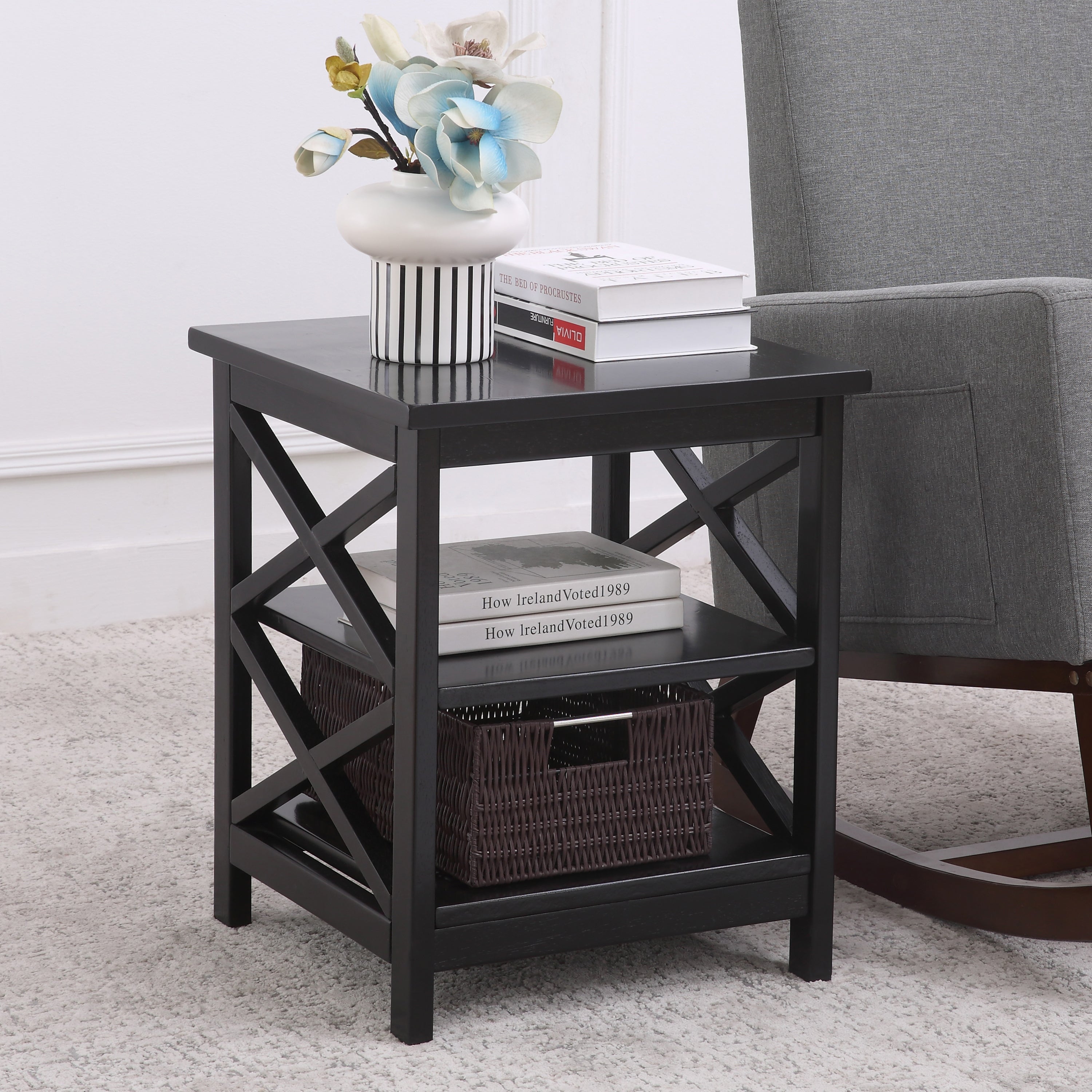 Preston 'X' Frame Side Table