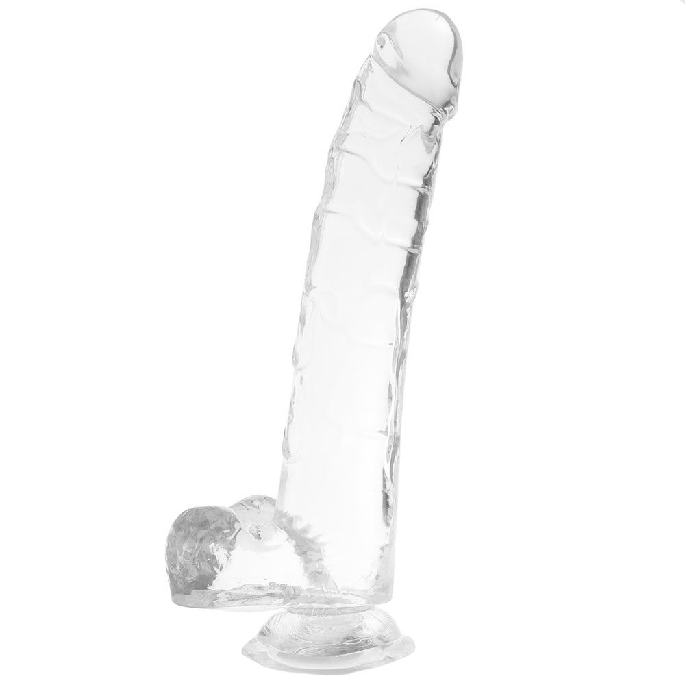 King Cock 11 Inch Ballsy Dildo in Clear