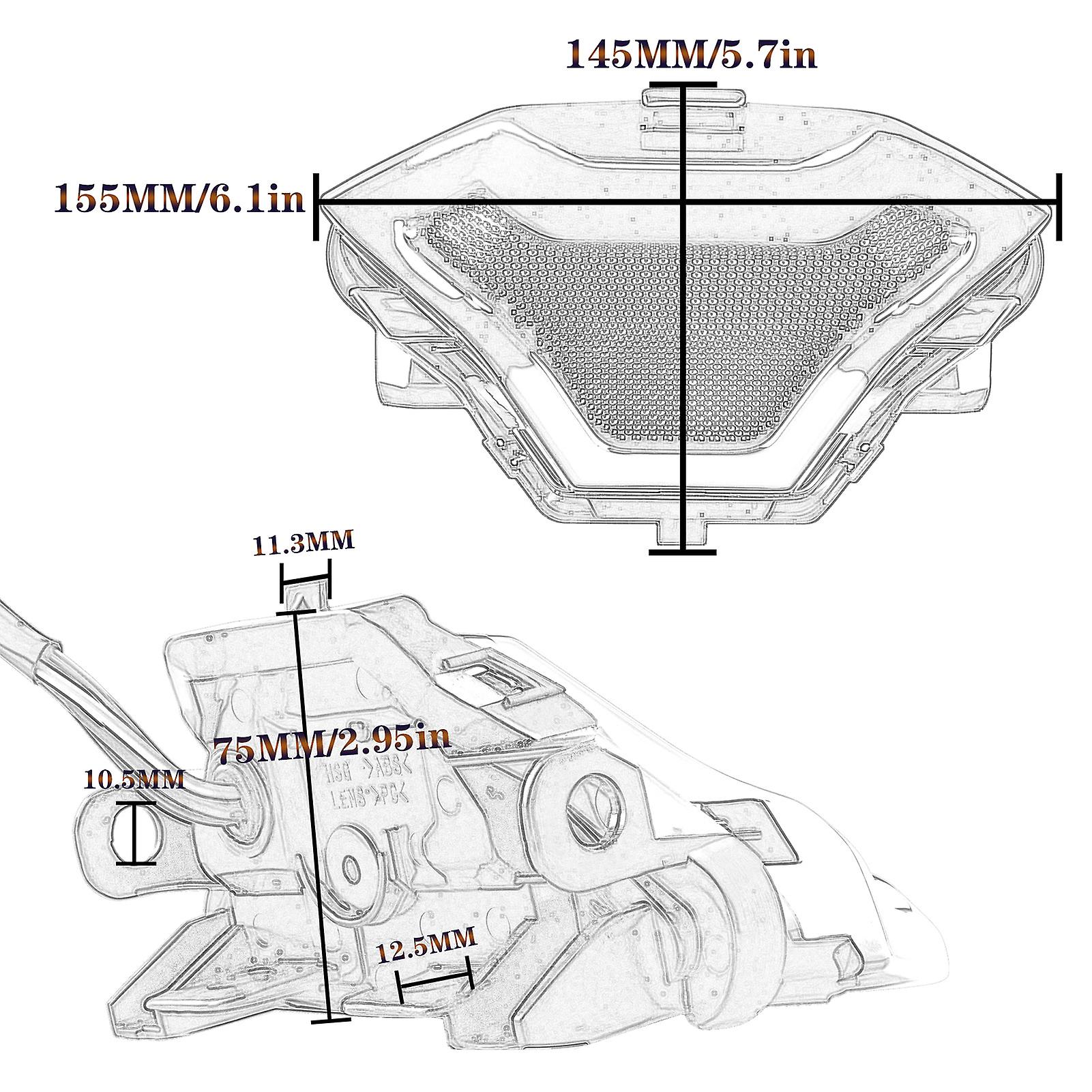 1 X Led Tail Light，，