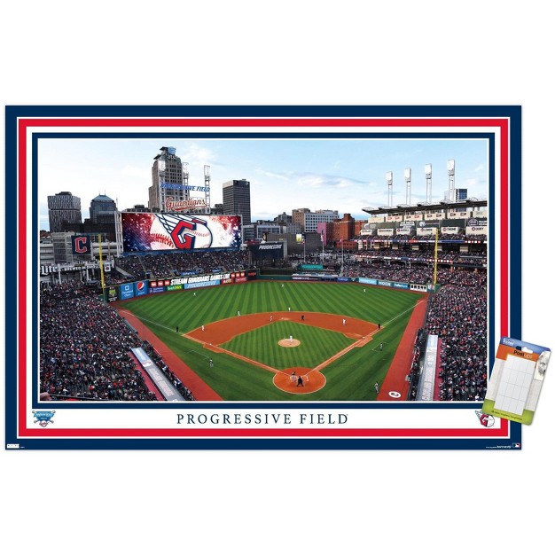 Trends International Mlb Cleveland Guardians Progressive Field 22 Unframed Wall Poster Prints