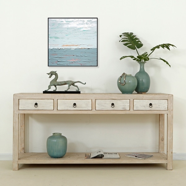 Artissance Amalfi Side Table With 4 Drawers， 75