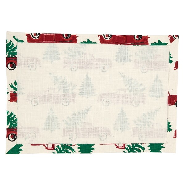 Christmas Truck Design Placemats (Set of 4)