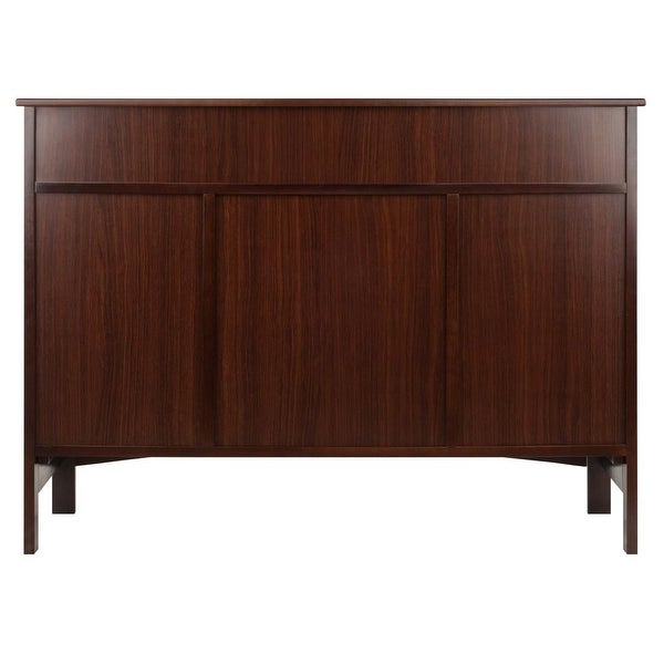 Wood Gordon Buffet Cabinet， Sideboard， Cappuccino Finish