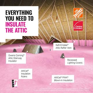 Owens Corning Raft-R-Mate 22-12 in. x 4 ft. Attic Insulation Rafter Baffle Proper Vents (70-Pieces) 70RM