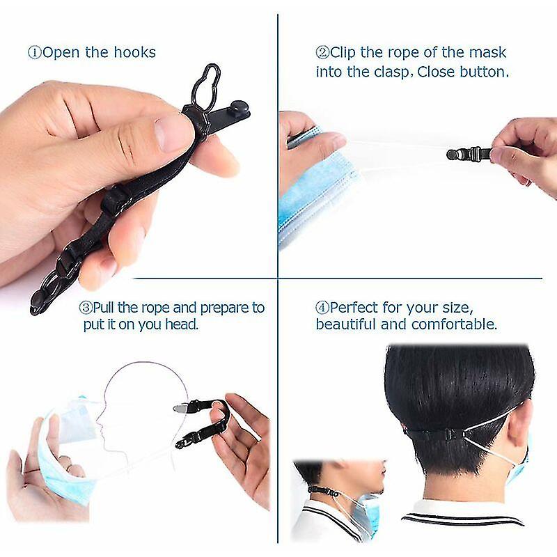 Mask Clip， Mask Hook， Mask Extender， Surgical Mask Clip For All Sizes， Reduces Pressure And Improves Comfort (5 Pieces)