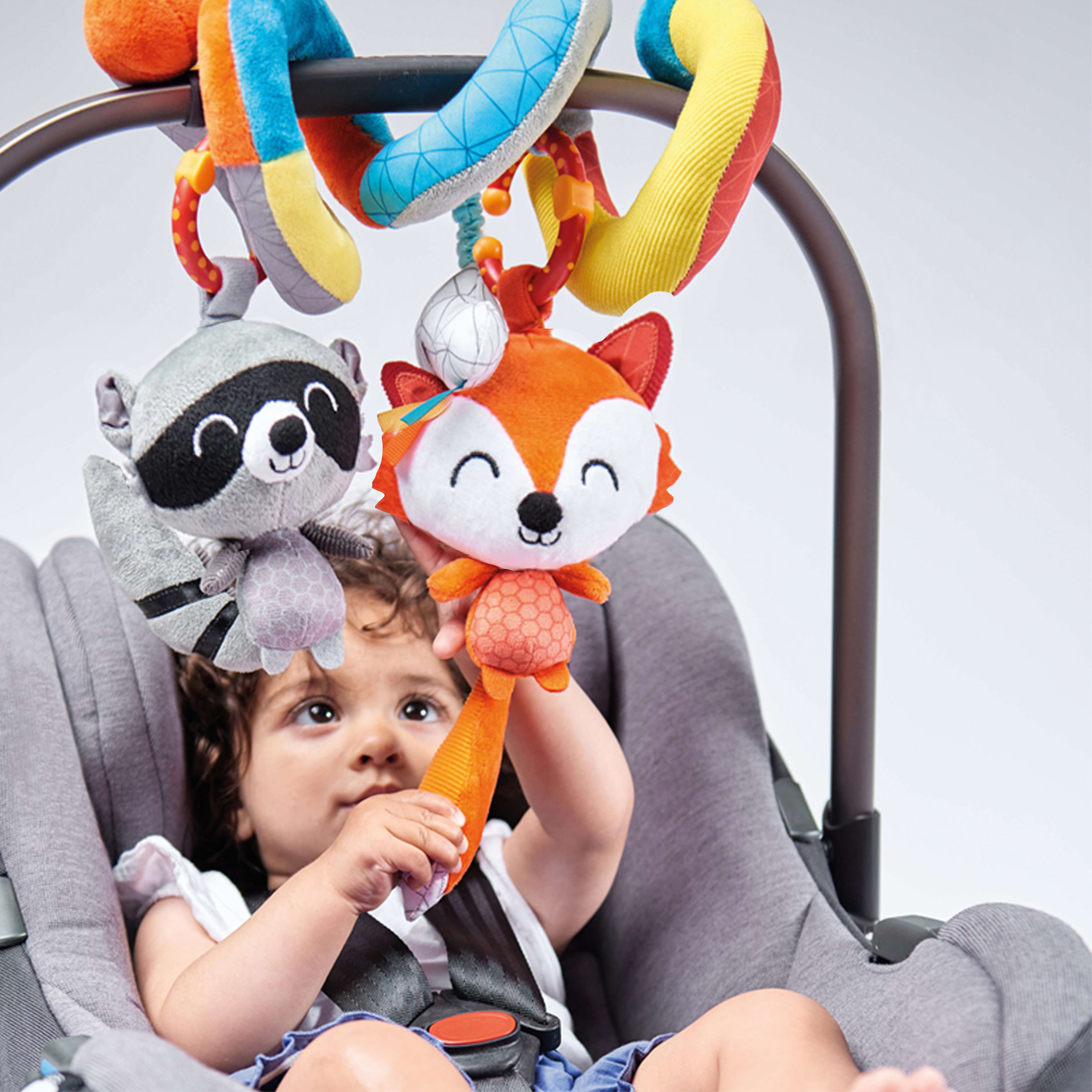 Diono Baby Activity Spiral with Interactive Hanging Toys for Car Seat， Stroller or Crib