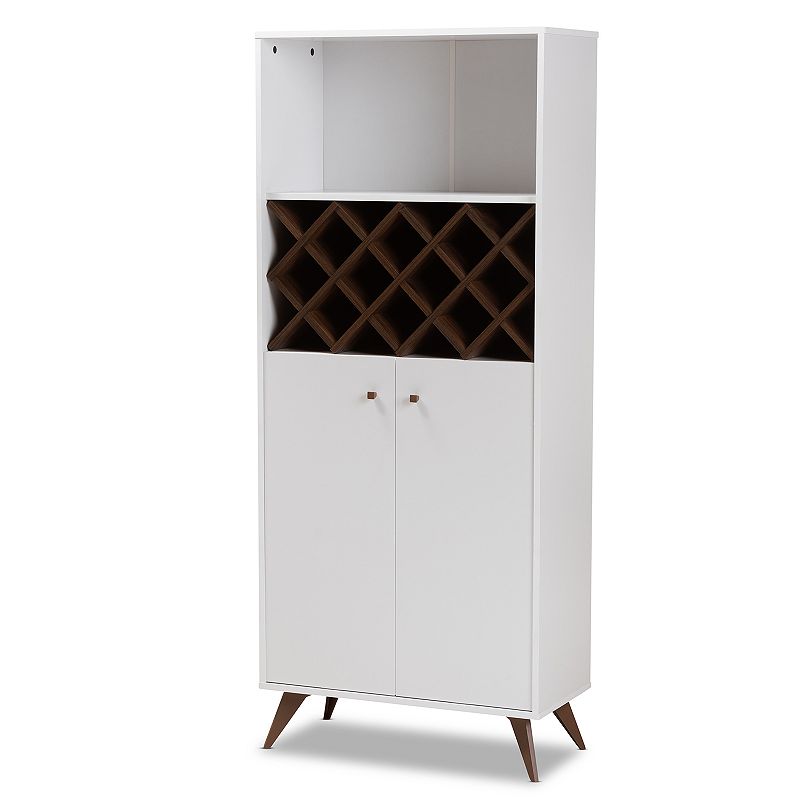 Baxton Studio Serafino Wine Cabinet