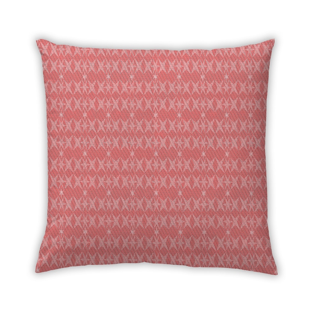 Ahgly Company Patterned Red Throw Pillow