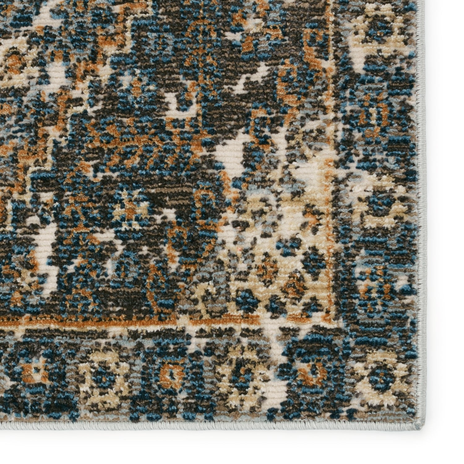 Swoon Indoor/Outdoor Julia Blue & Gold Rug