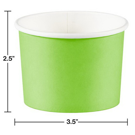 Creative Converting 349811 Fresh Lime Green Treat ...