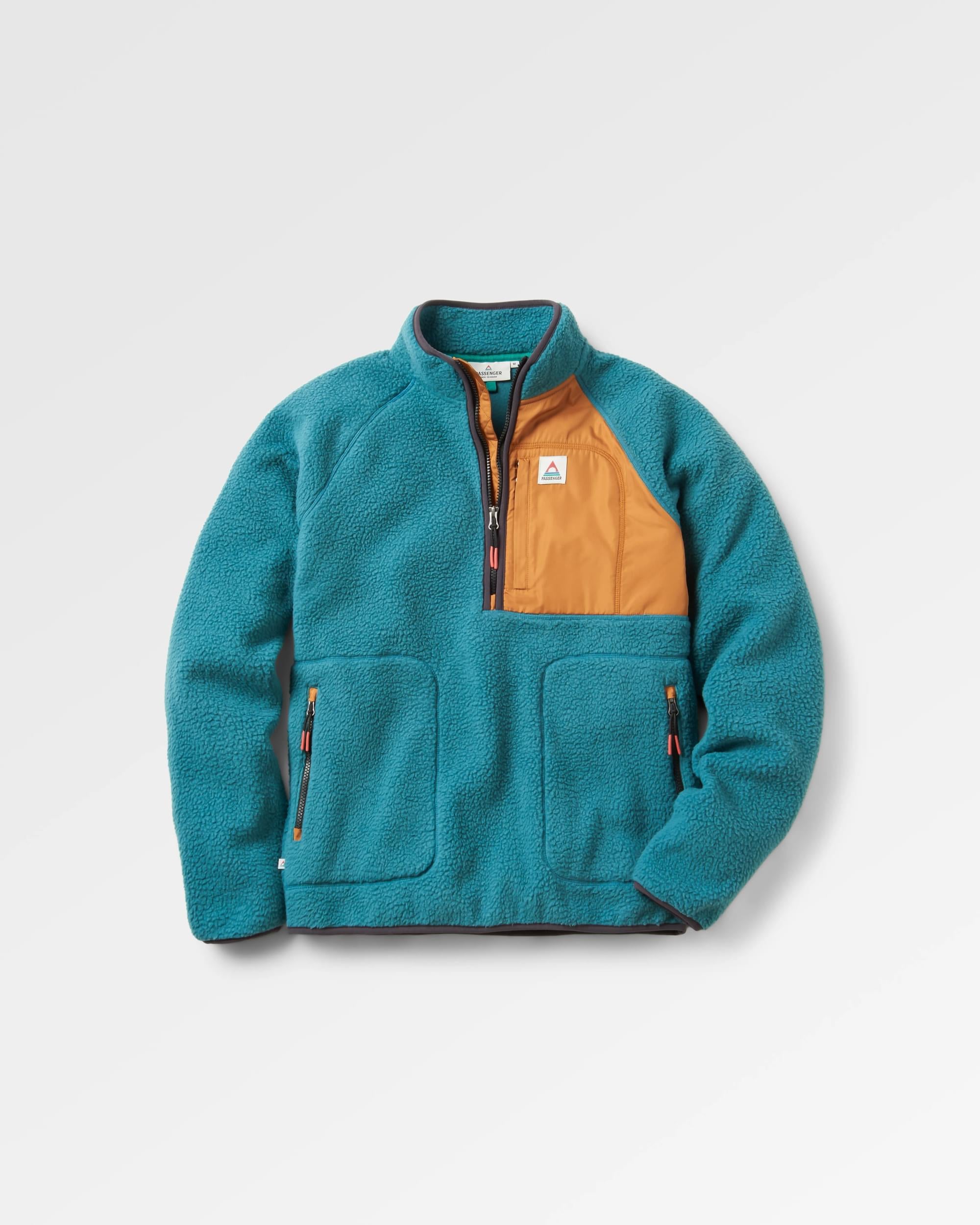 Offgrid 2.0 1/2 Zip Recycled Sherpa Fleece - Mediterranean