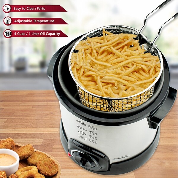 4.2 Cup Countertop Stainless Steel Electric Deep Fryer