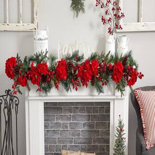 6 ft. Holiday Artificial Hydrangea Garland 4663