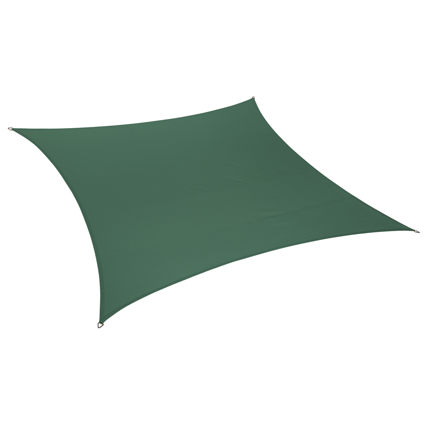 Coolaroo Polyethylene Square Shade Sail Canopy 12 ft. H X 12 ft. W X 12 ft. L