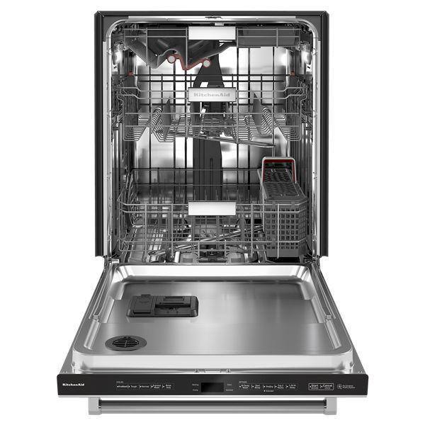 KitchenAid 24 in. PrintShield Stainless Steel Top Control Built-In Tall Tub Dishwasher with Stainless Steel Tub 44 dBA KDTM804KPS