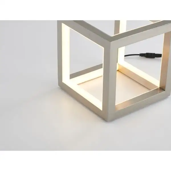 Nickel Aluminum LED Table Lamp