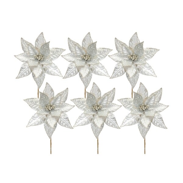 Poinsettia Stem (Set of 6)