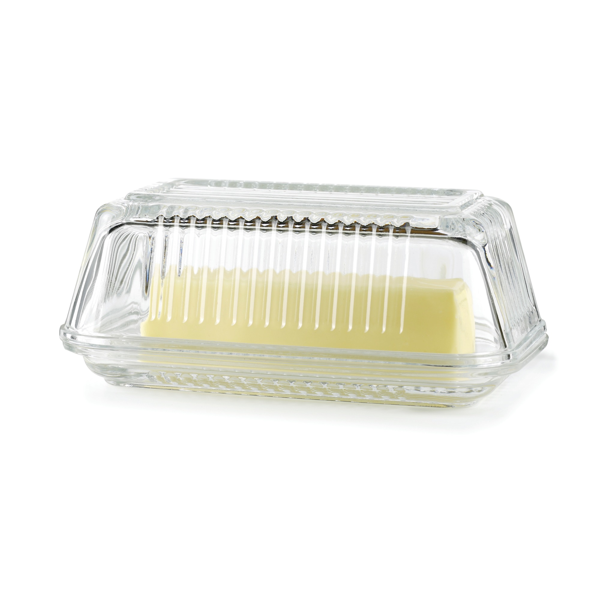 Farm Covered Butter Dish 4.25x2.25x2.75