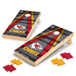 Wild Sports Kansas City Chiefs 24 in. W x 48 in. L Cornhole Bag Toss Set 1-16047-VT115XD