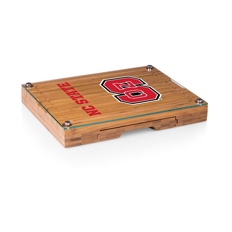 North Carolina State Wolfpack Concerto Glass-Top Cutting Board Set