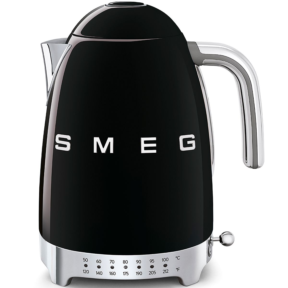 Smeg 50's Retro Style Black Variable Temperature Kettle