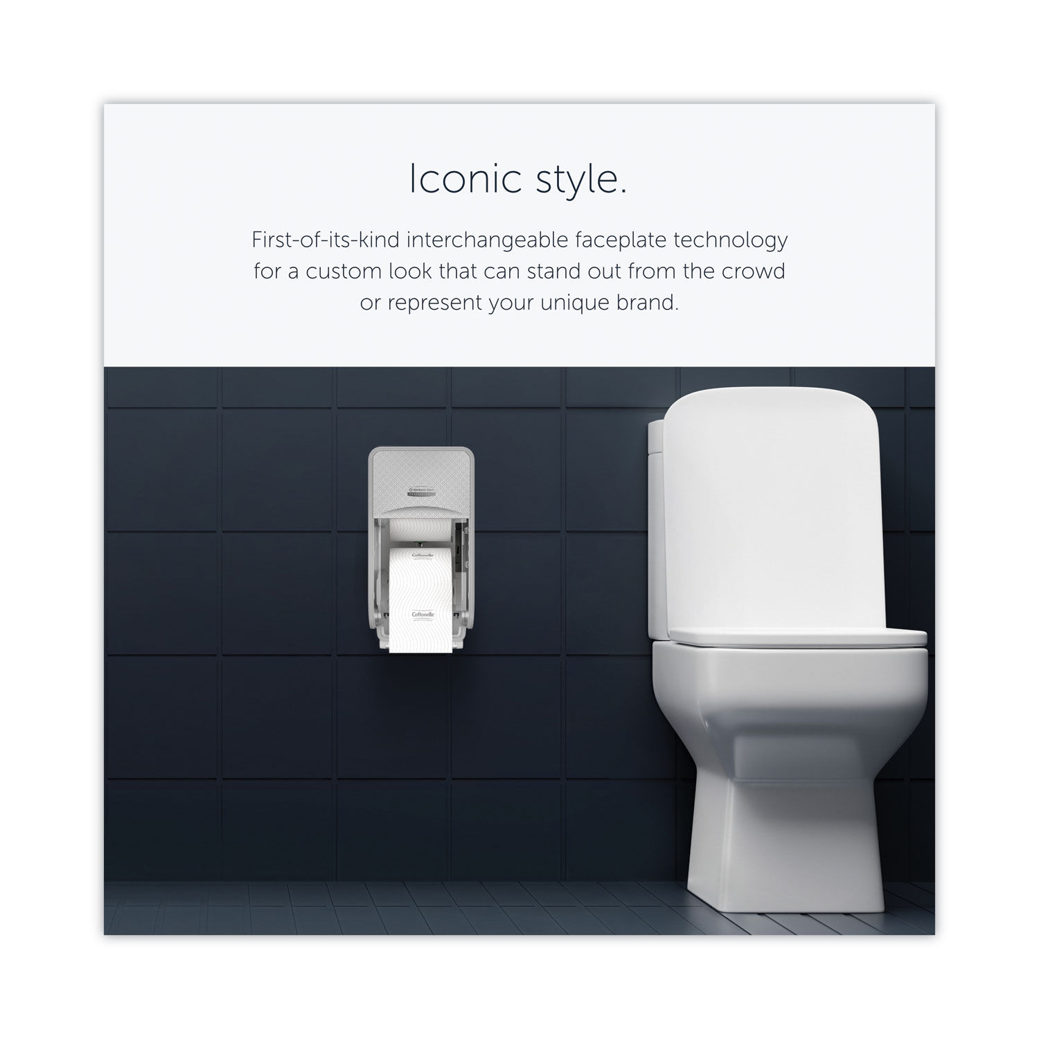 ICON Coreless Standard Roll Toilet Paper Dispenser by Kimberly-Clark Professional* KCC53696