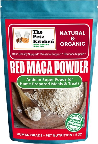 The Petz Kitchen Red Maca Powder Dog and Cat Supplement