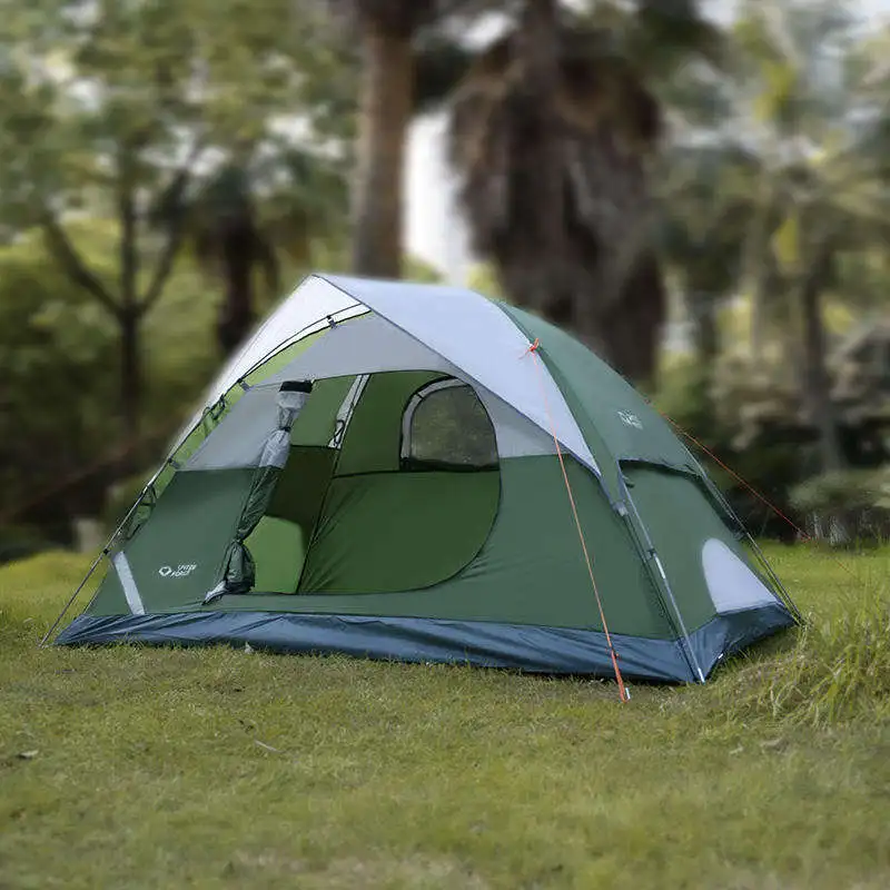 New Design Camping Beach Tent Thickened Double Waterproof Family Camping Tent