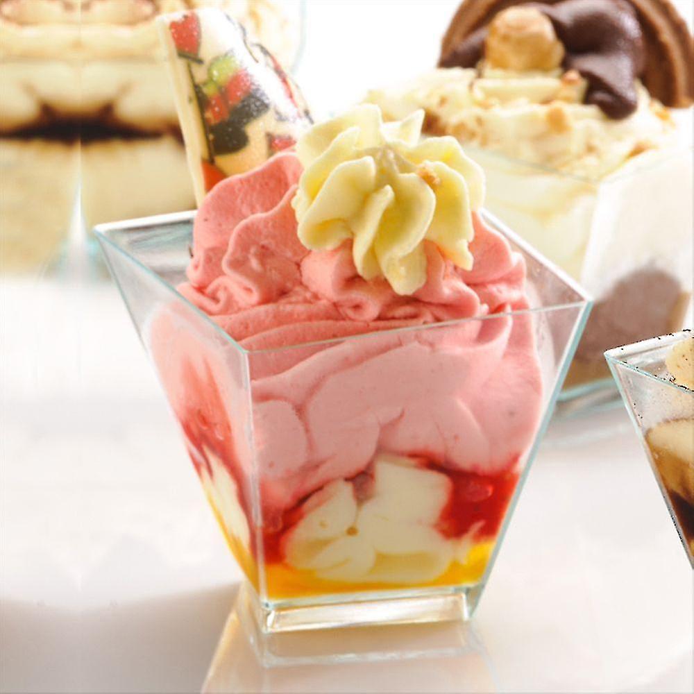 50pcs S Transparent S Dessert /spoons