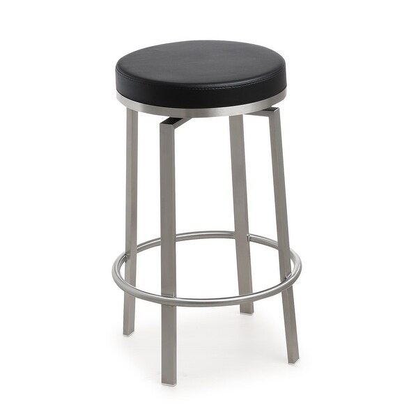 Pratt Black Steel Counter Stool - Set of 2