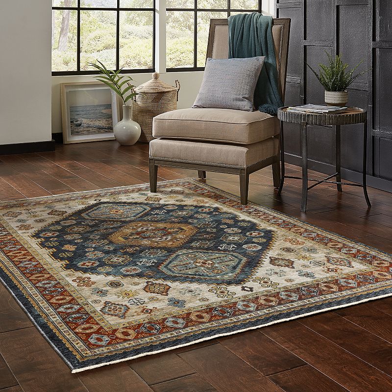 StyleHaven Amelie Traditional Medallion Area Rug