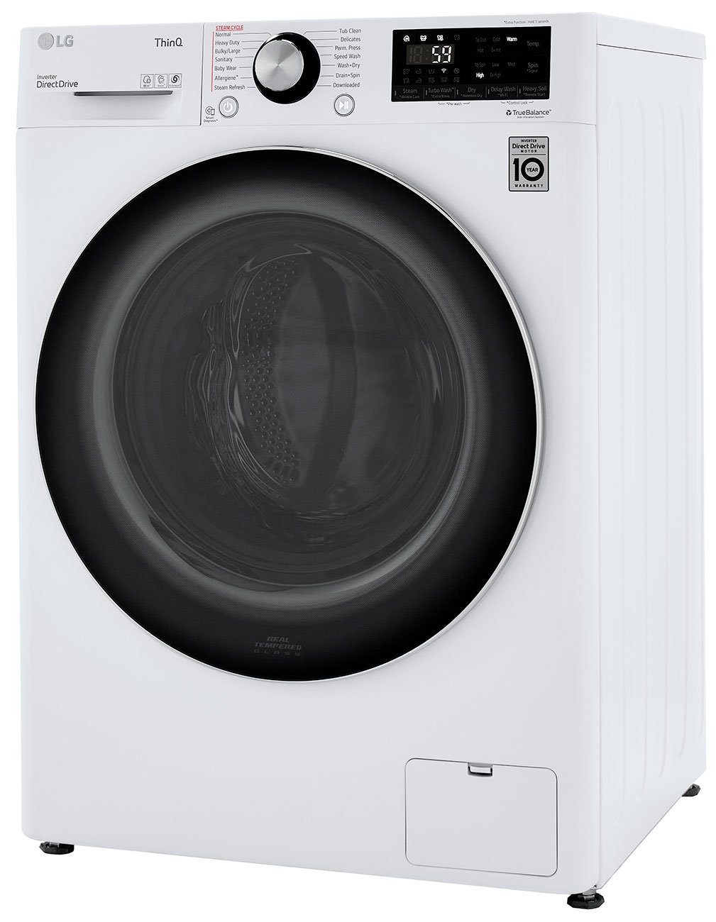 LG 2.4 Cu. Ft. White Compact Front Load Washer and Dryer Combo