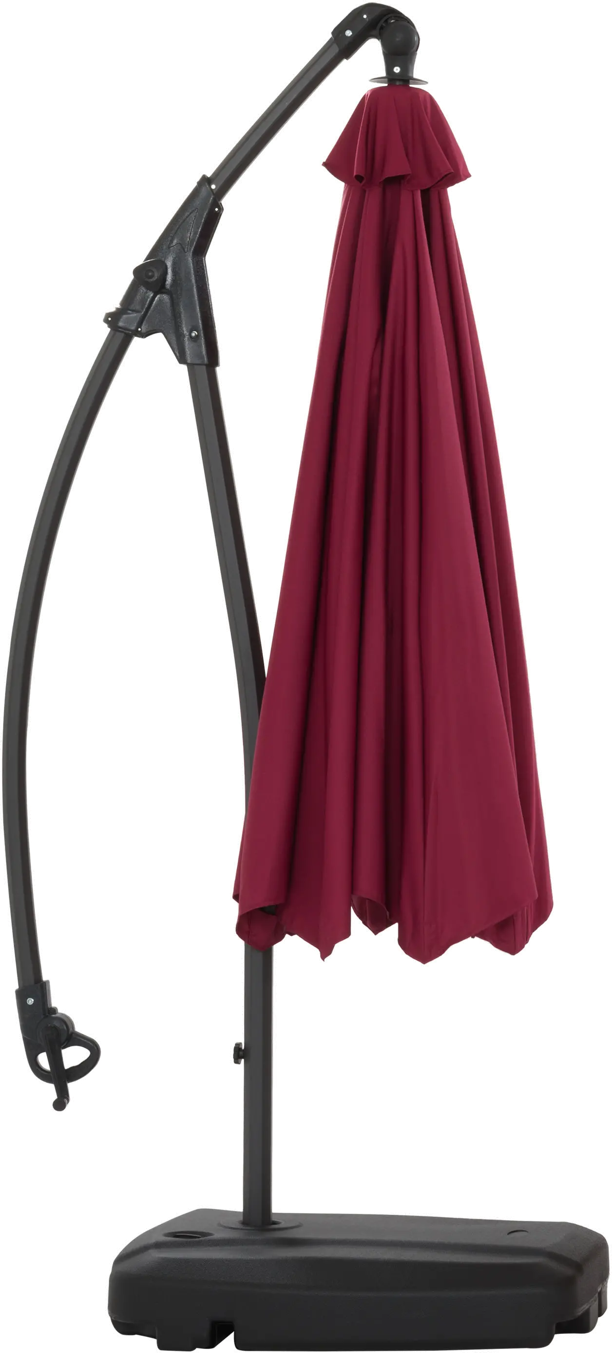 9.5 ft Cantilever Patio Umbrella in Wine Red