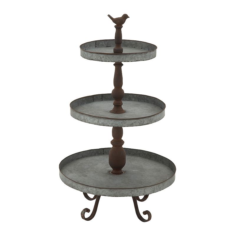 Stella and Eve Silver Iron Tiered Server