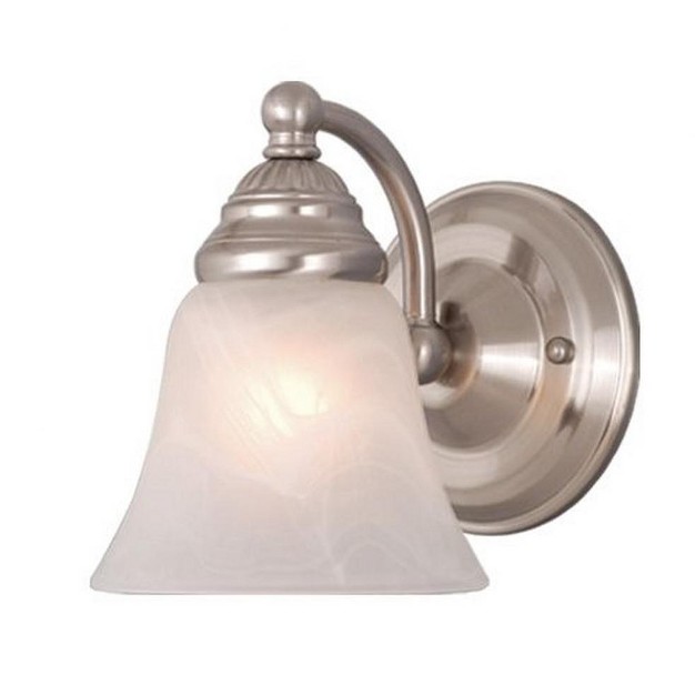 Vaxcel Standford 1 Light Vanity Brushed Nickel