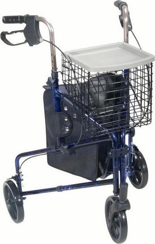 drive Deluxe Rollator Adjustable Height