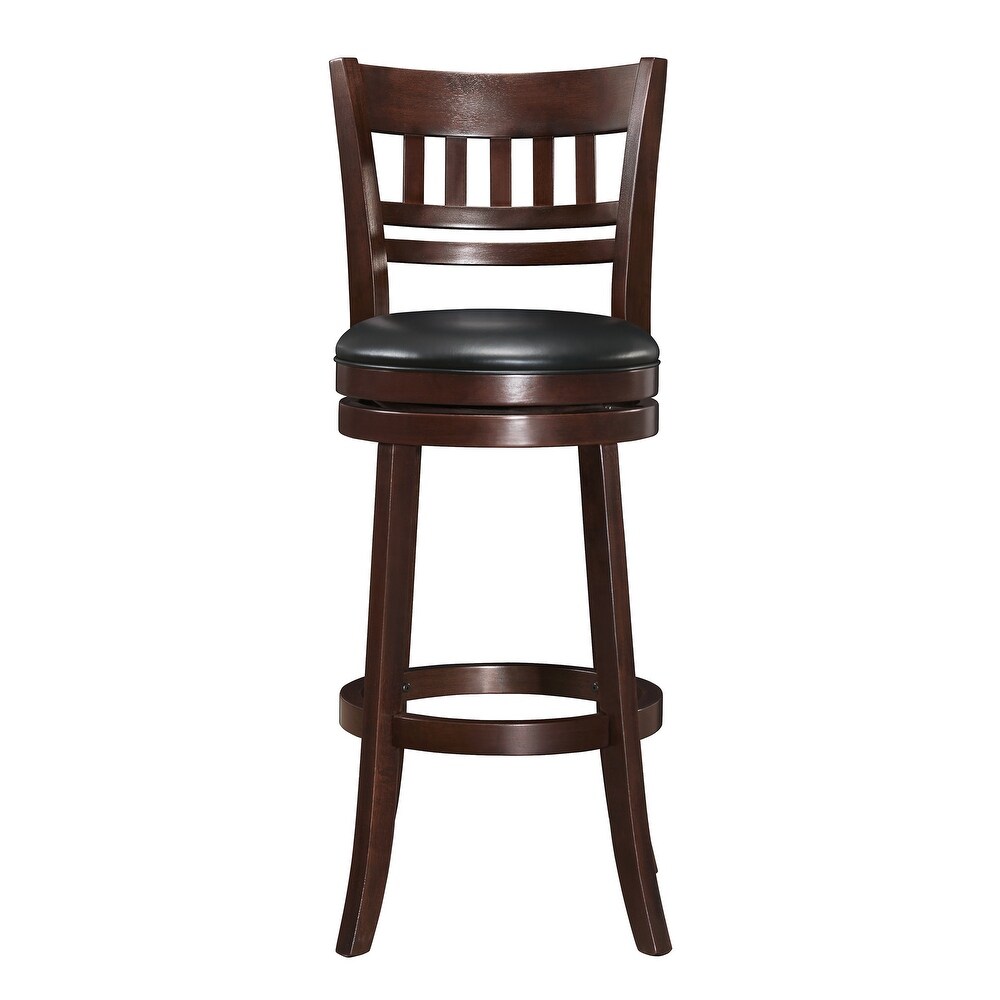 Aris Lattice Back Swivel Barstool