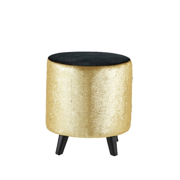 Fabric Contemporary Stool 18 x 16 x 16 - 16 x 16 x 18Round