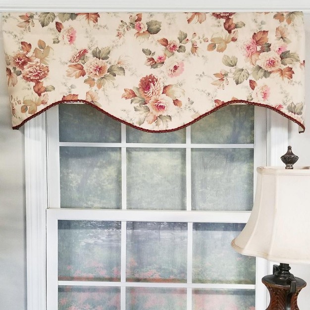 Rod Pocket Valance 50 quot X 17 quot Tea Stain By Rlf Home