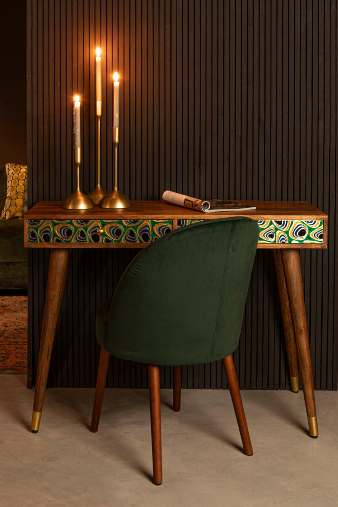 Mango Wood Console Table  Dutchbone Meena   Midcentury   Console Tables   by Oroa   Distinctive Furniture  Houzz