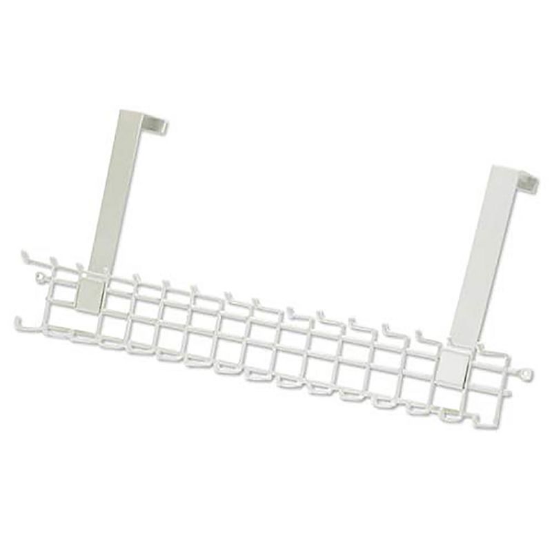 ClosetMaid Over the Door Durable Wire Rack for Men and Women Accessories， White