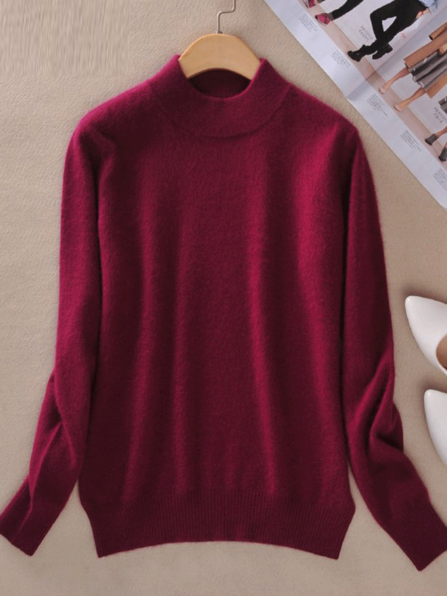 47% Off Women's Half-High Collar Sweater Pullover