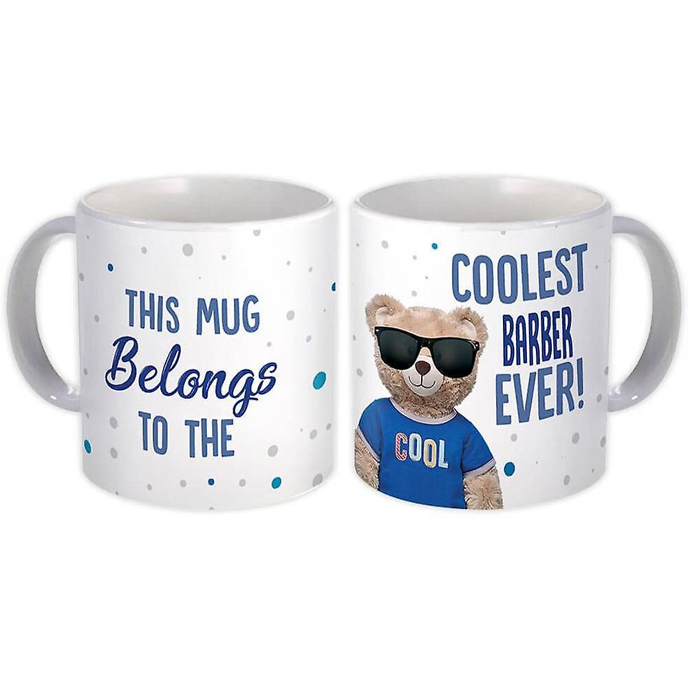 Gift Mug: Cool For BARBER Teddy