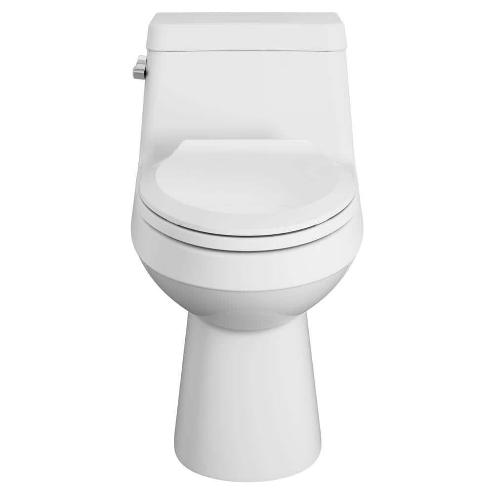 American Standard Colony 1Piece 128 GPF Single Flush Elongated Toilet in White Seat Included