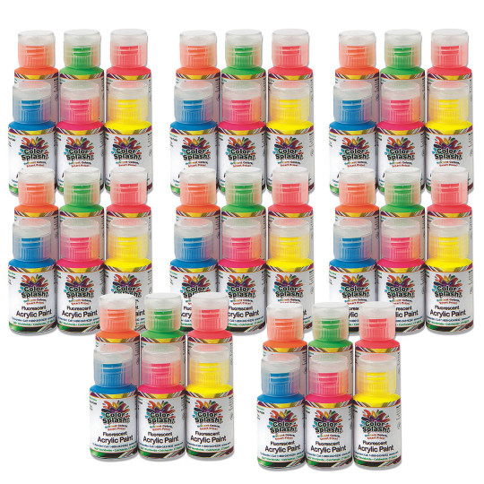 1 oz. Color Splash! Neon Acrylic Paint Pass Around...